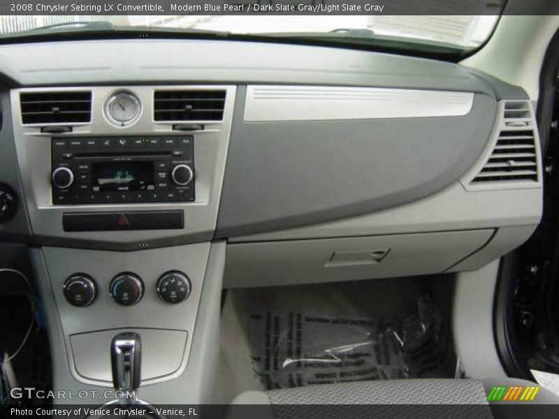 Modern Blue Pearl / Dark Slate Gray/Light Slate Gray 2008 Chrysler Sebring LX Convertible