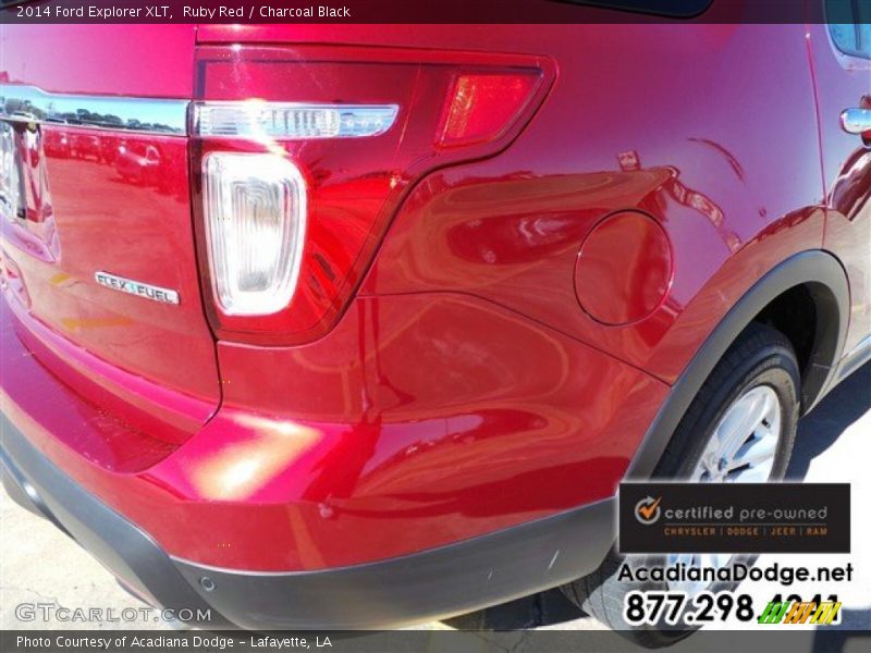 Ruby Red / Charcoal Black 2014 Ford Explorer XLT