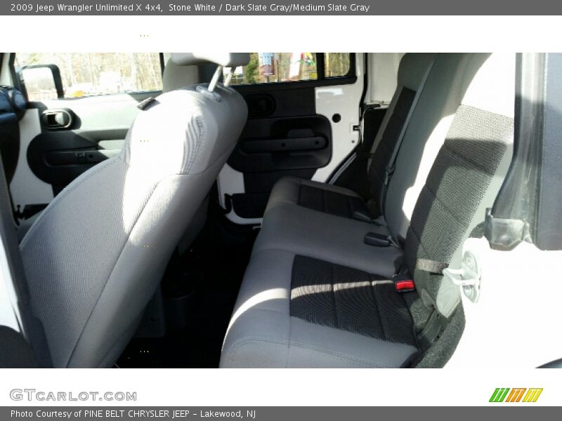 Stone White / Dark Slate Gray/Medium Slate Gray 2009 Jeep Wrangler Unlimited X 4x4