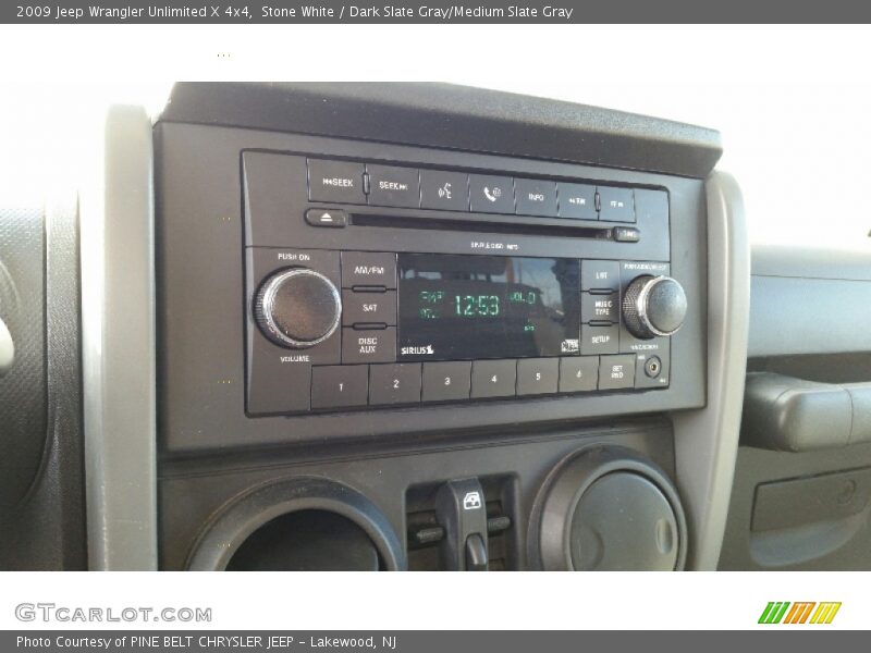 Stone White / Dark Slate Gray/Medium Slate Gray 2009 Jeep Wrangler Unlimited X 4x4