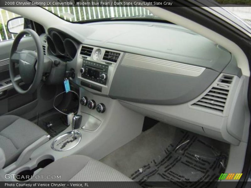 Modern Blue Pearl / Dark Slate Gray/Light Slate Gray 2008 Chrysler Sebring LX Convertible