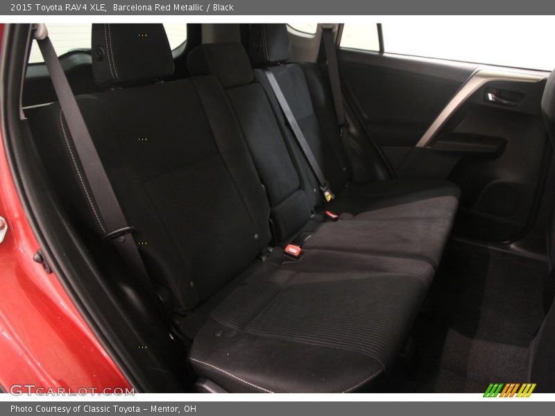 Barcelona Red Metallic / Black 2015 Toyota RAV4 XLE