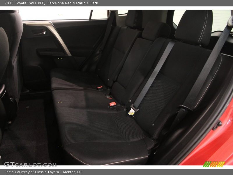 Barcelona Red Metallic / Black 2015 Toyota RAV4 XLE