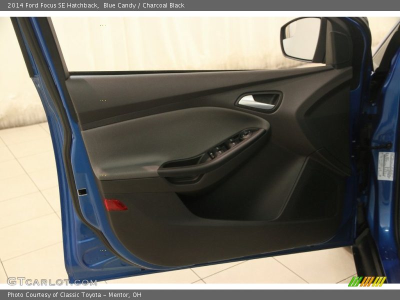 Blue Candy / Charcoal Black 2014 Ford Focus SE Hatchback