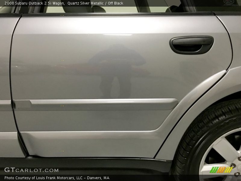 Quartz Silver Metallic / Off Black 2008 Subaru Outback 2.5i Wagon