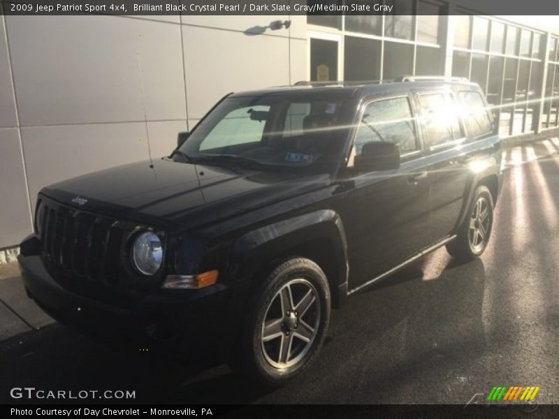 Brilliant Black Crystal Pearl / Dark Slate Gray/Medium Slate Gray 2009 Jeep Patriot Sport 4x4