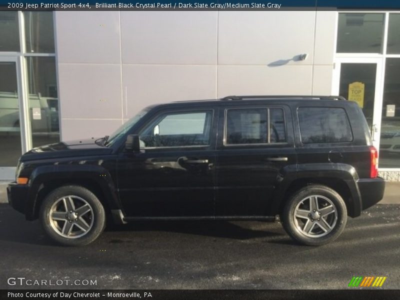Brilliant Black Crystal Pearl / Dark Slate Gray/Medium Slate Gray 2009 Jeep Patriot Sport 4x4
