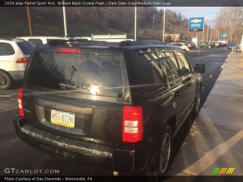 Brilliant Black Crystal Pearl / Dark Slate Gray/Medium Slate Gray 2009 Jeep Patriot Sport 4x4