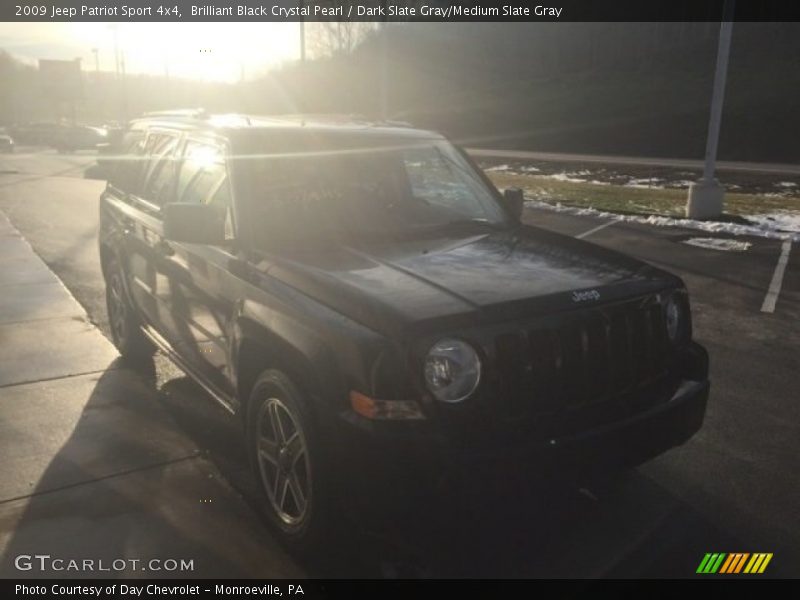 Brilliant Black Crystal Pearl / Dark Slate Gray/Medium Slate Gray 2009 Jeep Patriot Sport 4x4