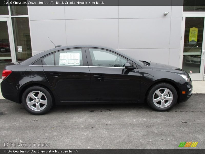 Black Granite Metallic / Jet Black 2016 Chevrolet Cruze Limited LT
