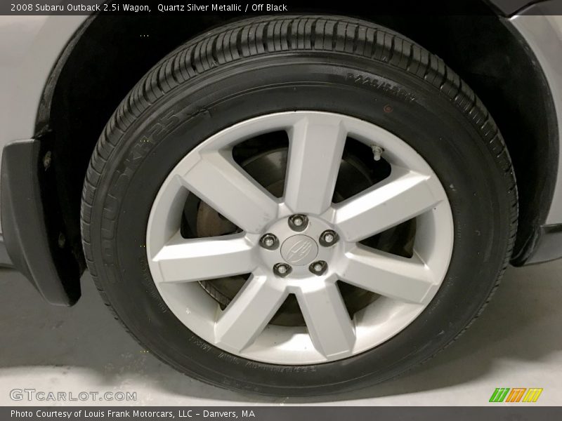 Quartz Silver Metallic / Off Black 2008 Subaru Outback 2.5i Wagon