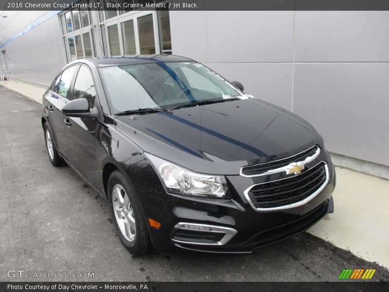 Black Granite Metallic / Jet Black 2016 Chevrolet Cruze Limited LT