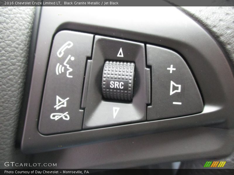 Black Granite Metallic / Jet Black 2016 Chevrolet Cruze Limited LT