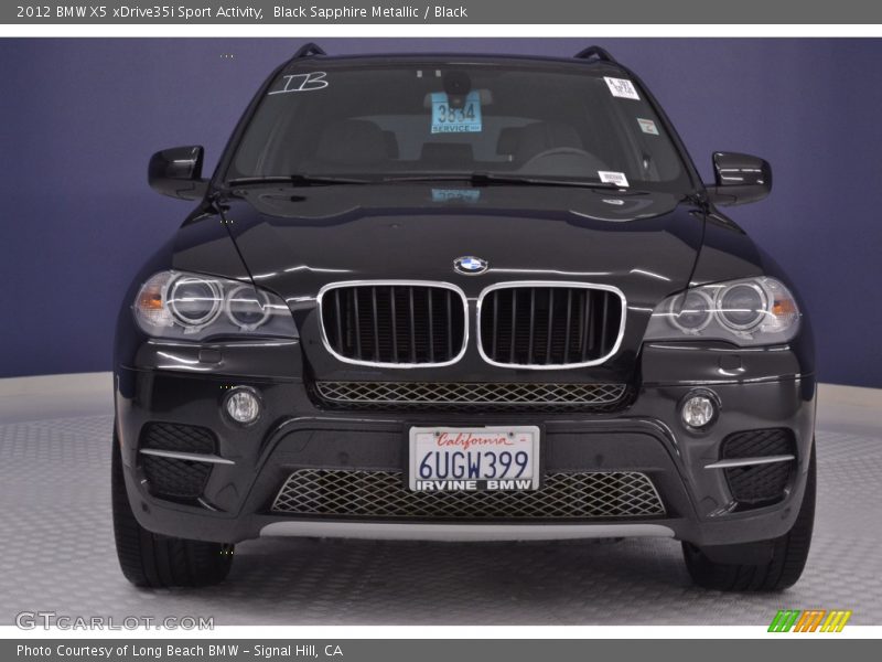 Black Sapphire Metallic / Black 2012 BMW X5 xDrive35i Sport Activity