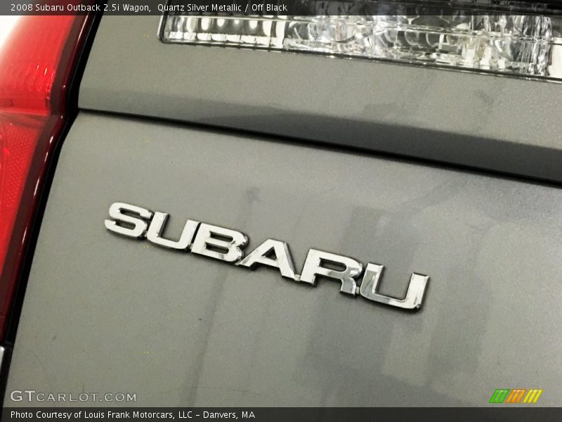 Quartz Silver Metallic / Off Black 2008 Subaru Outback 2.5i Wagon