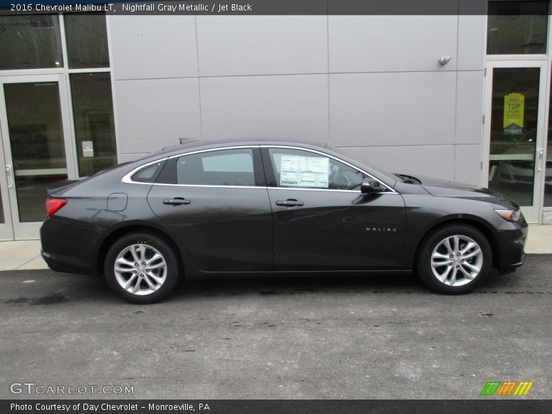 Nightfall Gray Metallic / Jet Black 2016 Chevrolet Malibu LT
