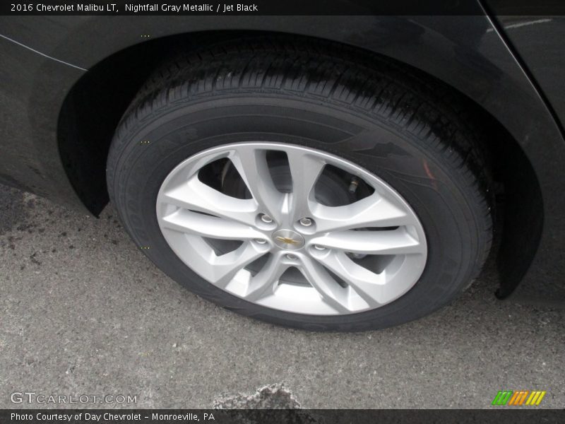 Nightfall Gray Metallic / Jet Black 2016 Chevrolet Malibu LT