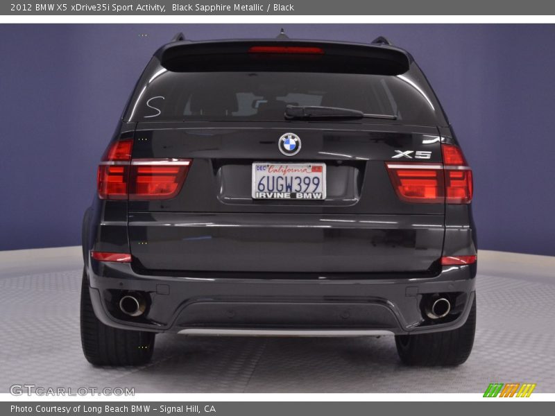 Black Sapphire Metallic / Black 2012 BMW X5 xDrive35i Sport Activity