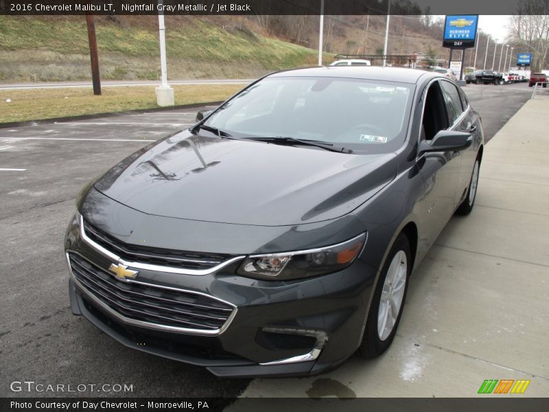 Nightfall Gray Metallic / Jet Black 2016 Chevrolet Malibu LT