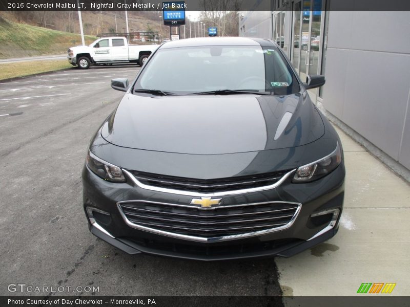 Nightfall Gray Metallic / Jet Black 2016 Chevrolet Malibu LT