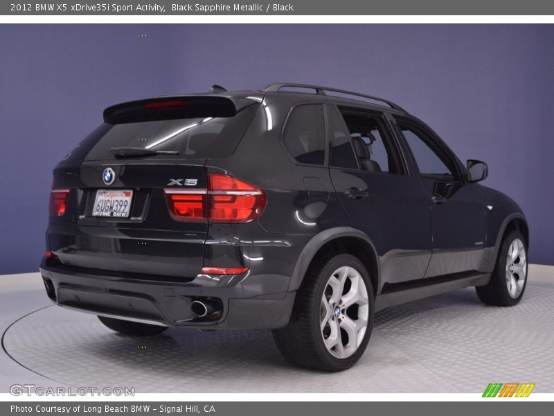 Black Sapphire Metallic / Black 2012 BMW X5 xDrive35i Sport Activity