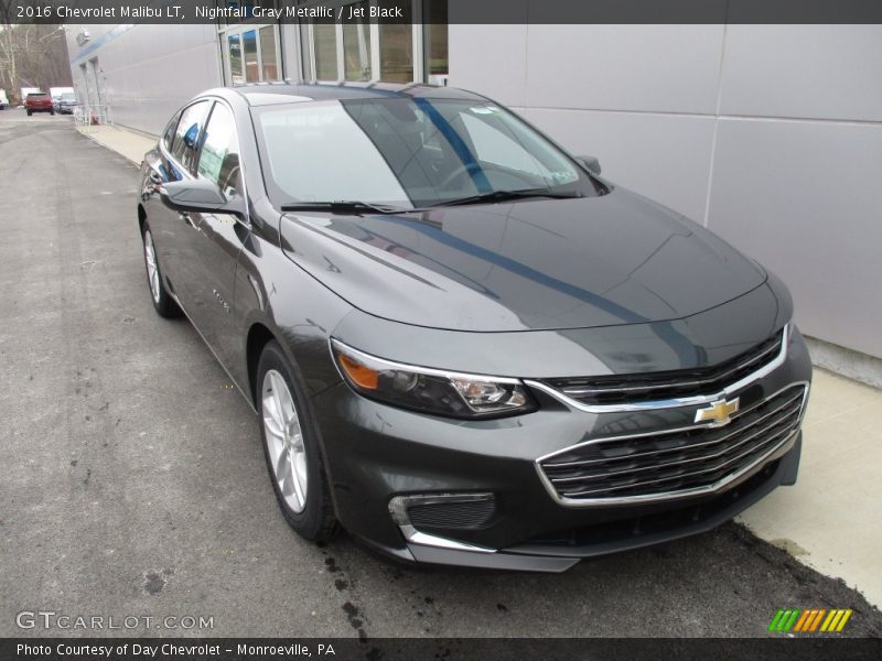 Nightfall Gray Metallic / Jet Black 2016 Chevrolet Malibu LT