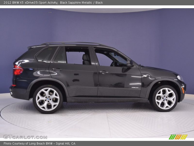 Black Sapphire Metallic / Black 2012 BMW X5 xDrive35i Sport Activity