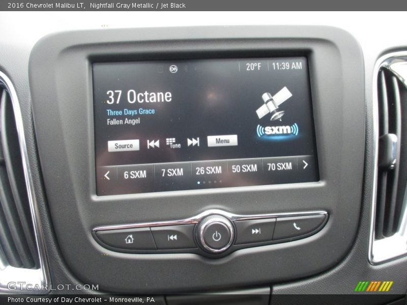 Nightfall Gray Metallic / Jet Black 2016 Chevrolet Malibu LT