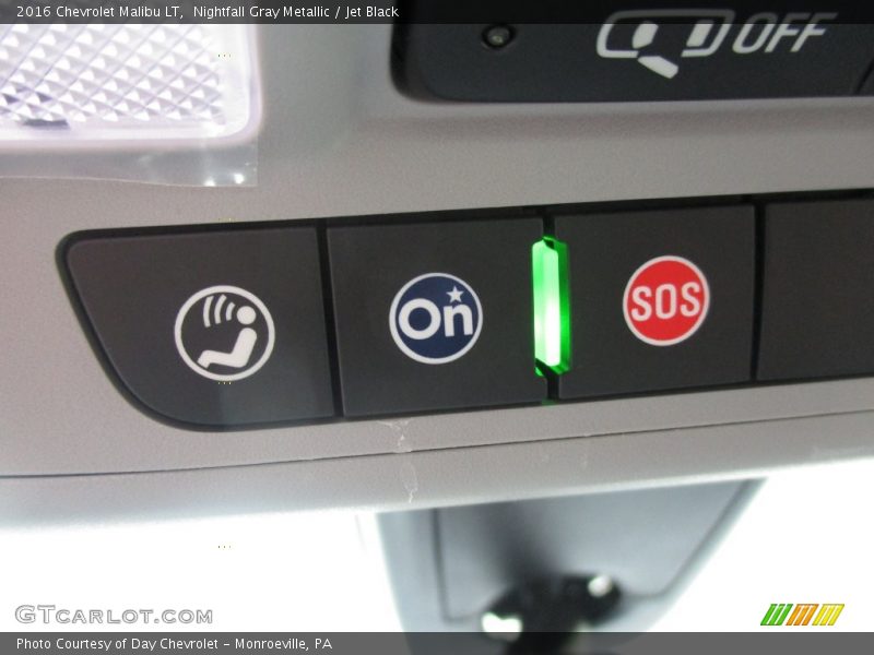Nightfall Gray Metallic / Jet Black 2016 Chevrolet Malibu LT