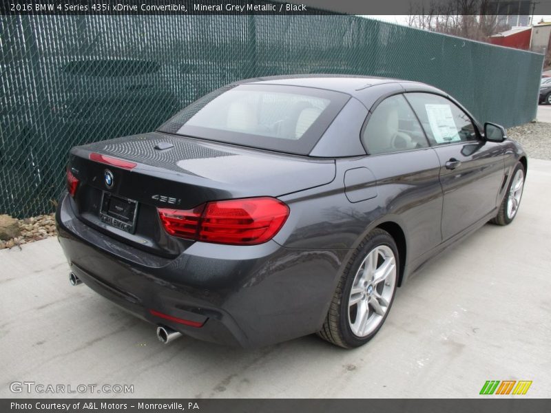 Mineral Grey Metallic / Black 2016 BMW 4 Series 435i xDrive Convertible