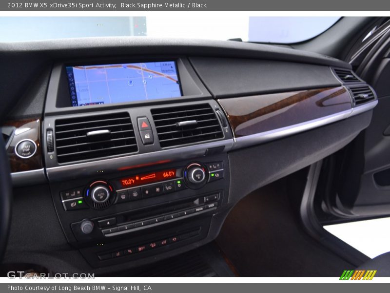 Black Sapphire Metallic / Black 2012 BMW X5 xDrive35i Sport Activity