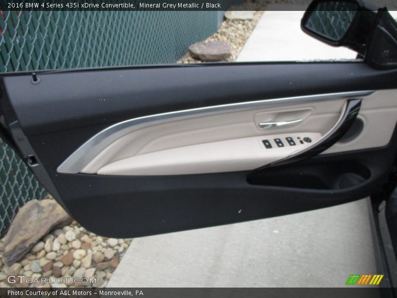 Mineral Grey Metallic / Black 2016 BMW 4 Series 435i xDrive Convertible