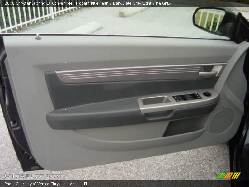 Modern Blue Pearl / Dark Slate Gray/Light Slate Gray 2008 Chrysler Sebring LX Convertible