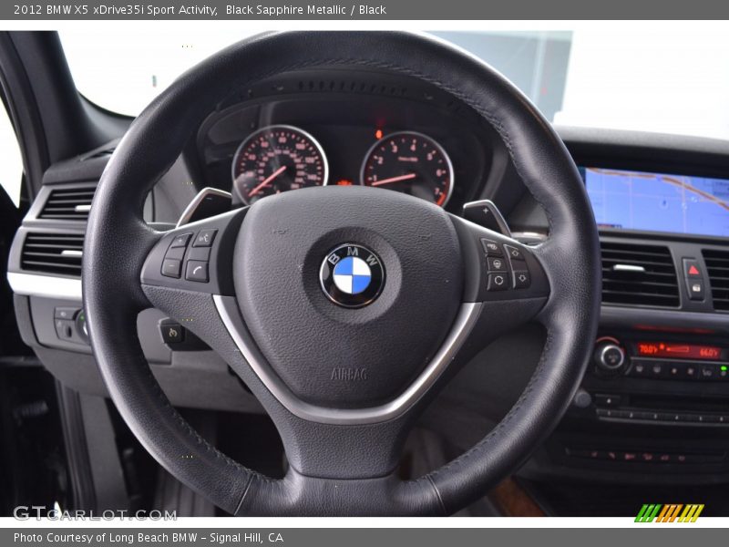 Black Sapphire Metallic / Black 2012 BMW X5 xDrive35i Sport Activity