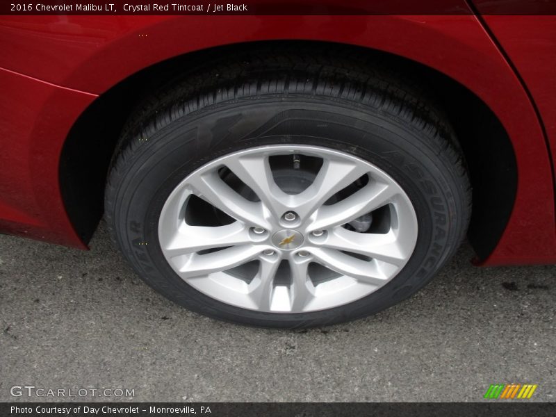 Crystal Red Tintcoat / Jet Black 2016 Chevrolet Malibu LT