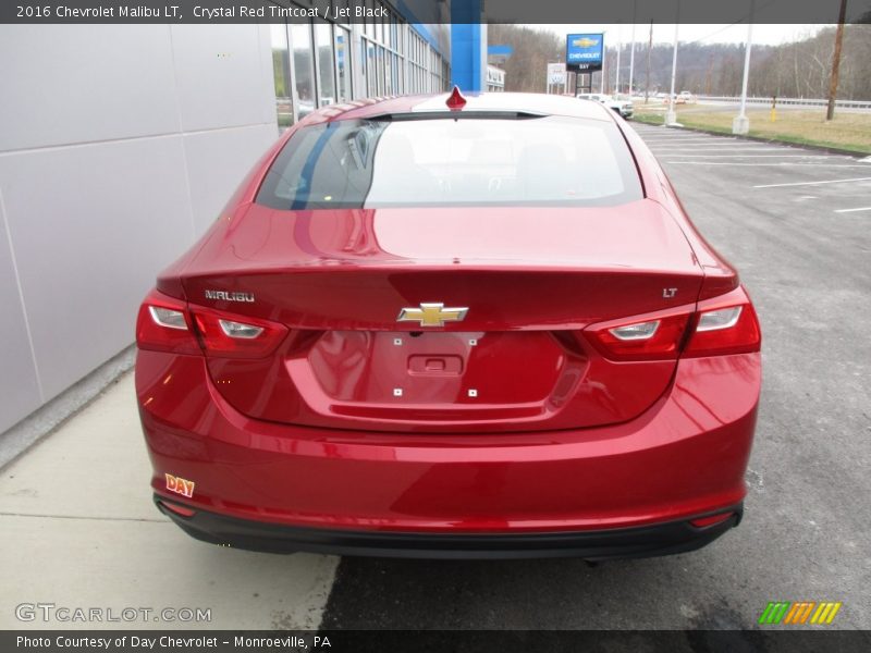 Crystal Red Tintcoat / Jet Black 2016 Chevrolet Malibu LT