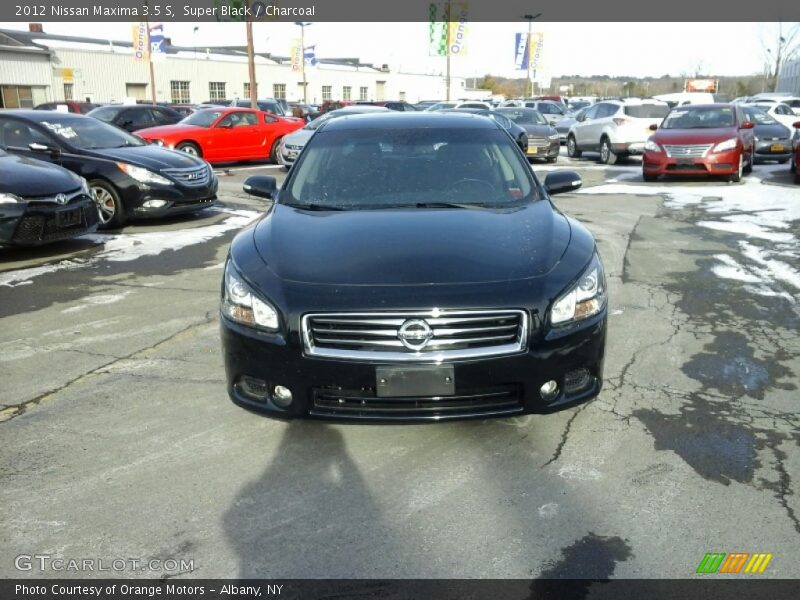 Super Black / Charcoal 2012 Nissan Maxima 3.5 S