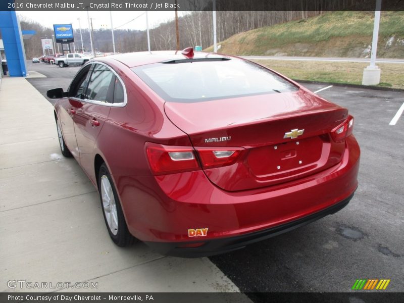 Crystal Red Tintcoat / Jet Black 2016 Chevrolet Malibu LT