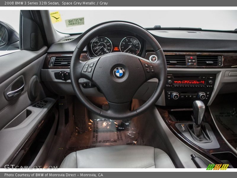 Space Grey Metallic / Gray 2008 BMW 3 Series 328i Sedan