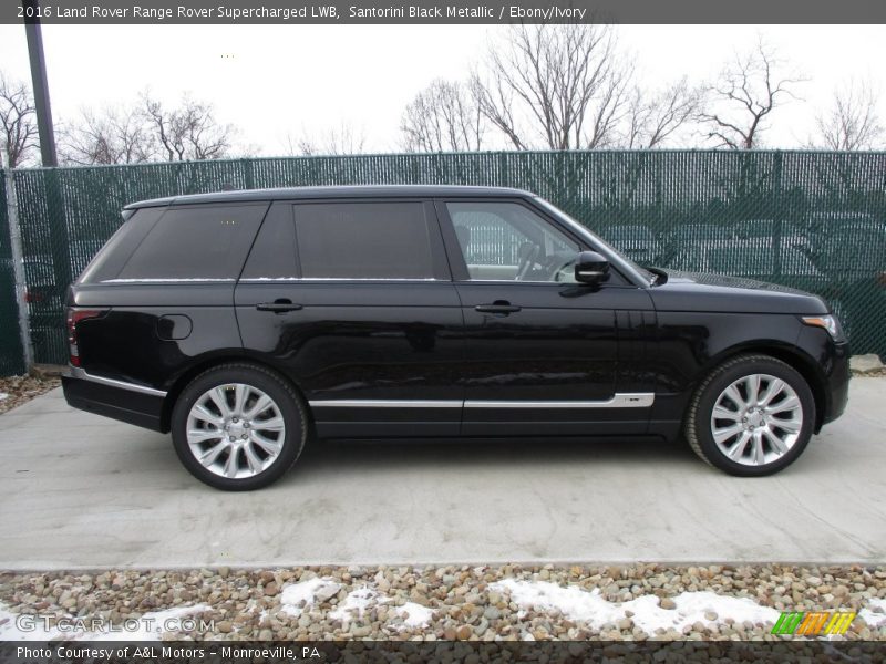 2016 Range Rover Supercharged LWB Santorini Black Metallic