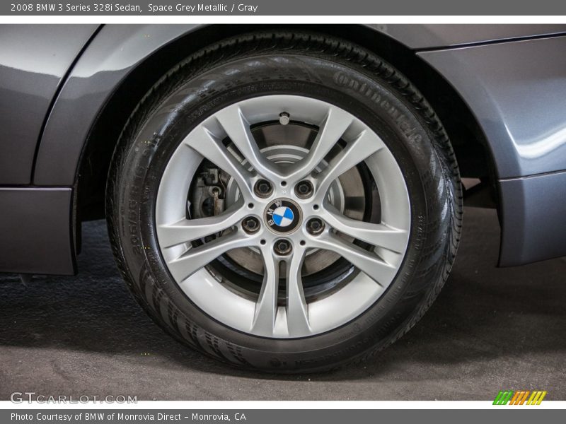 Space Grey Metallic / Gray 2008 BMW 3 Series 328i Sedan