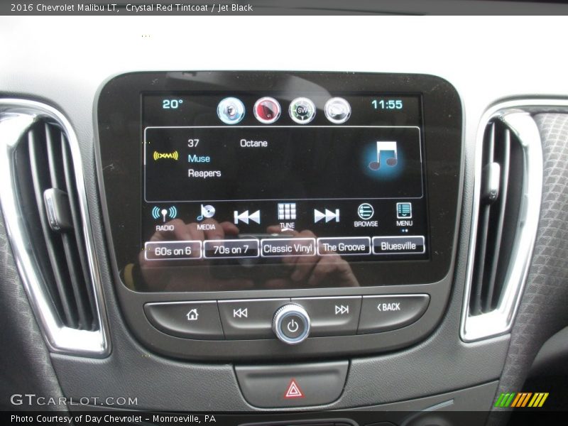 Crystal Red Tintcoat / Jet Black 2016 Chevrolet Malibu LT