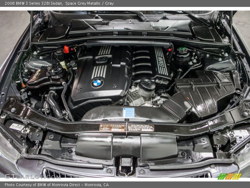 Space Grey Metallic / Gray 2008 BMW 3 Series 328i Sedan
