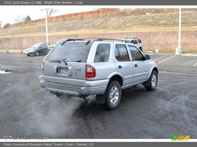 Bright Silver Metallic / Gray 2002 Isuzu Rodeo LS 4WD