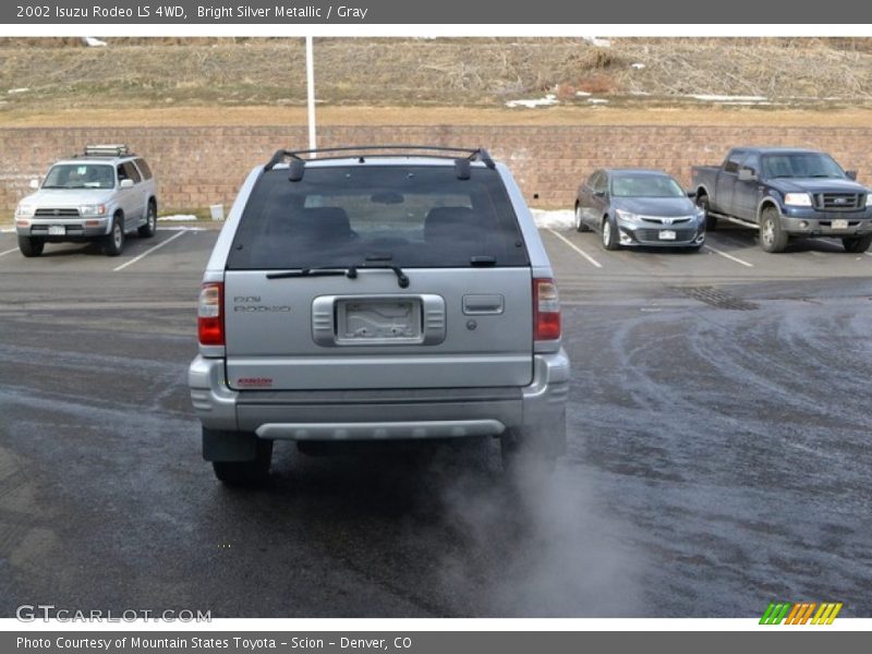 Bright Silver Metallic / Gray 2002 Isuzu Rodeo LS 4WD