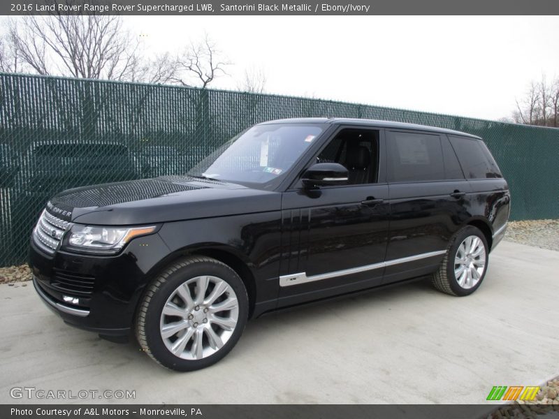 Santorini Black Metallic / Ebony/Ivory 2016 Land Rover Range Rover Supercharged LWB
