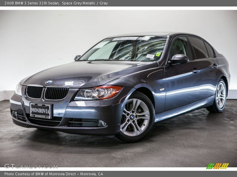 Space Grey Metallic / Gray 2008 BMW 3 Series 328i Sedan