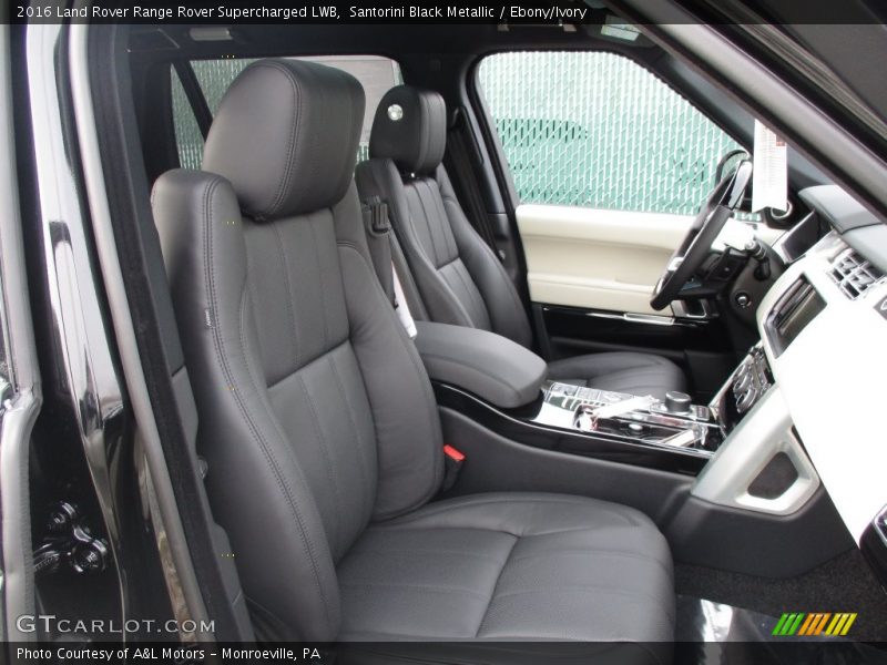 Front Seat of 2016 Range Rover Supercharged LWB