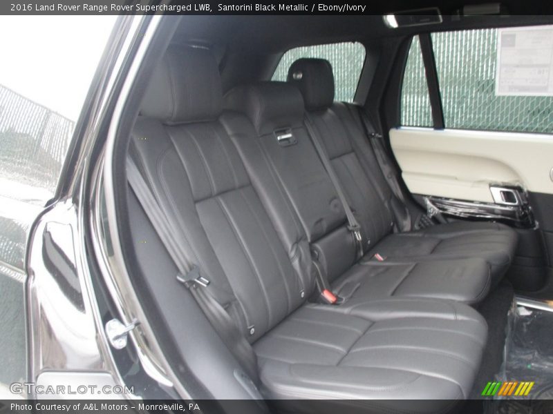 Santorini Black Metallic / Ebony/Ivory 2016 Land Rover Range Rover Supercharged LWB
