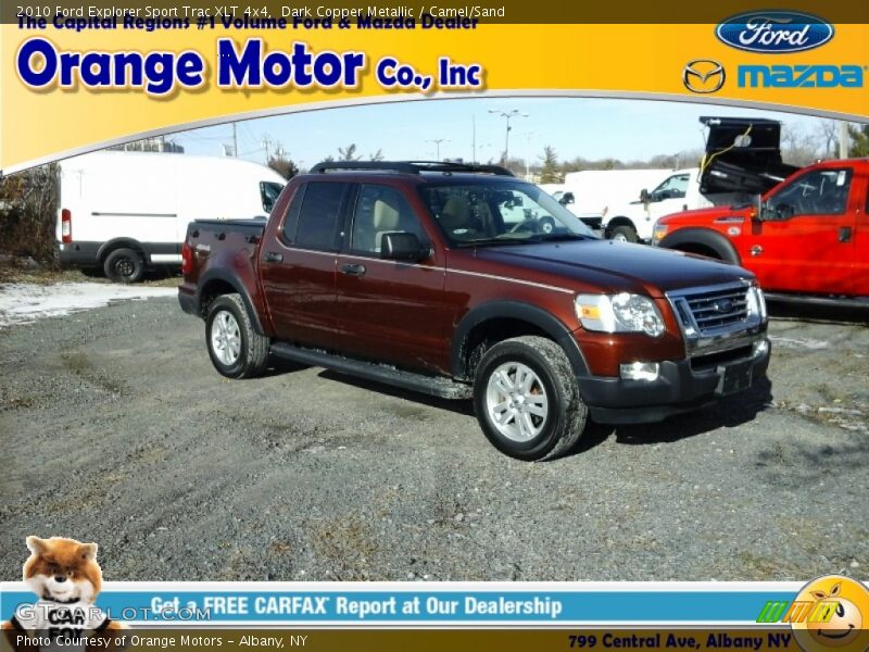Dark Copper Metallic / Camel/Sand 2010 Ford Explorer Sport Trac XLT 4x4
